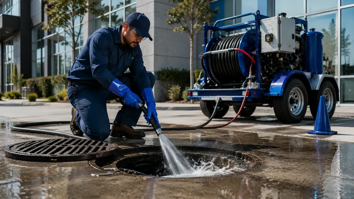 Commercial Hydro Jet Drain Cleaning in Aptos