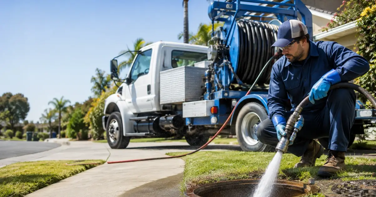Hydro jet sewer cleaning Aptos