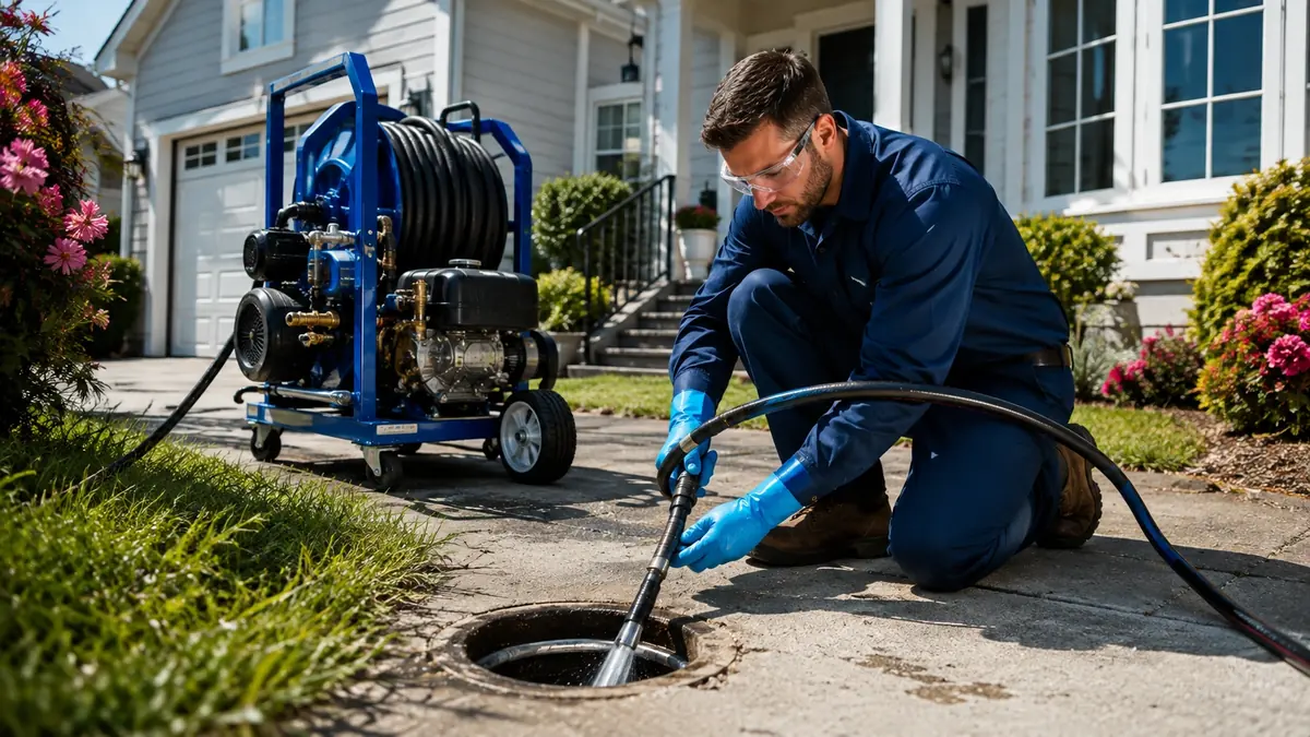 Residential Hydro Jet Drain Cleaning in Aptos